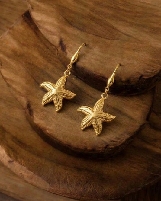 Starfish Charm Earrings