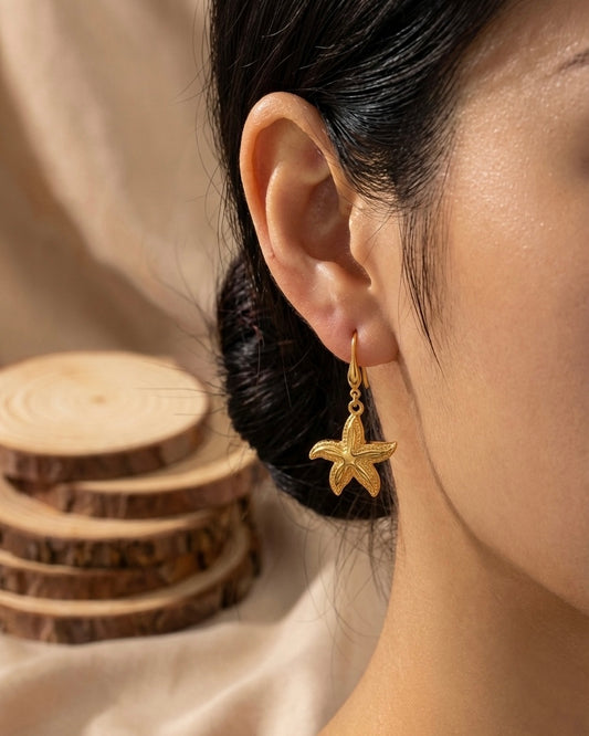 Starfish Charm Earrings
